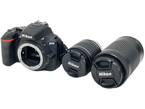 【動作保証】 Nikon D5600 カメラ NIKON ダブルレンズキット 18-55mm 3.5-5.6G 70-300mm 4.5-6.3G ED VR 中古 良好 Z8836070