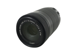 【動作保証】 CANON キヤノン EF-S 55-250mm F4-5.6 IS STM 望遠ズームレンズ 中古 N8799755