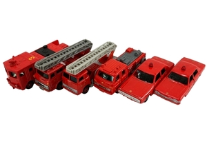 TOMY TOMICA イトーヨーカドー 消防車 ファイヤーチーフカー おまとめ 6点セット トミカ 中古 W8832772