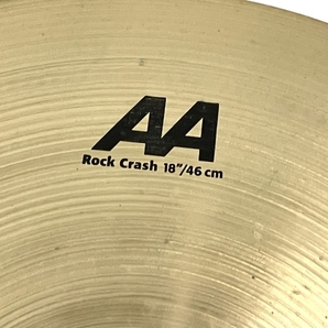 セイビアン SABIAN AA Rock Crash 18/46cm シンバル 打楽器 ドラム 割れあり ジャンク T8773154の画像3
