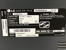 【引取限定】 LG OLED65C8PJA 有機EL テレビ 65インチ 4K 2018年製 カラーテレビ 家電 TV エルジー ジャンク 直 S8717078_画像8