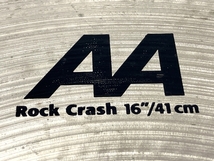 セイビアン SABIAN AA Rock Crash 16/41cm シンバル 打楽器 ドラム 割れあり ジャンク T8773593_画像2
