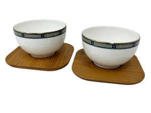 WEDGWOOD 食器 ウェッジウッド カップ&amp;ソーサー 2客 サムライ 未使用 M8832298