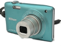 【動作保証】NIKON COOLPIX S3300 コンパクト デジカメ カメラ コンデジ ニコン 中古 C8826937_画像1