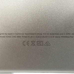 【動作保証】 Apple MacBook Pro 14インチ 2021 ノート PC Apple M1 Max 32GB SSD 1TB Monterey 中古 美品 T8776429の画像8