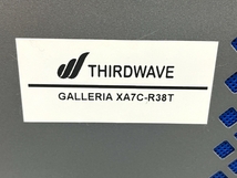 【動作保証】 Thirdwave GALLERIA XA7C-R38T ゲーミング デスクトップ PC Core i7-12700F 16GB SSD 1TB RTX 3080 WIN11 中古 美品 T8770847_画像9