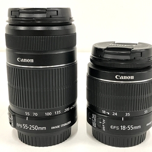 【動作保証】Canon キャノン デジタルカメラ EOS Kiss X80 18-55mm 55-250mm レンズ付き カメラ 訳あり B8793238の画像4