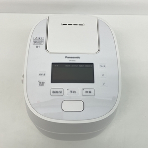 【動作保証】 Panasonic SR-W10A 可変圧力IHジャー炊飯器 5.5号 ホワイト 中古 良好 Z8804163の画像4