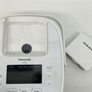 【動作保証】 Panasonic SR-W10A 可変圧力IHジャー炊飯器 5.5号 ホワイト 中古 良好 Z8804163の画像7