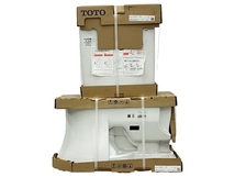 【引取限定】【動作保証】TOTO ピュアレスト CS232BM SH233BA #NW1 トイレ便器 タンク セット 未使用 直 N8860512_画像1