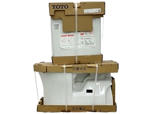 【引取限定】【動作保証】TOTO ピュアレスト CS232BM SH233BA #NW1 トイレ便器 タンク セット 未使用 直 N8859675_画像1