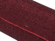 結城紬 正絹 手織 反物 帯 素材 ジャンク F8800172_画像4