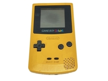 Nintendo GAME BOY COLOR CGB-001 ゲームボーイカラー イエロー ゲーム機 任天堂 ジャンク W8829984_画像1