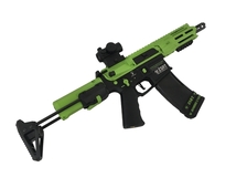 【動作保証】KRYTAC クライタック TRIDENT Mk2 PDW-M 限定 蛍光緑 VECTOR OPTICS サイト付き 電動ガン エアガン 中古 N8845770_画像7