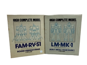BANDAI HCM 1/144 FAM-RV-S1 RVバイファム, LM-MK-1 エルガイムMk1 ハイコンプリートモデル 2点セット ジャンク N8836310