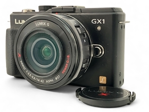 【動作保証】 Panasonic LUMIX DMC-GX1 14-42mm レンズキット デジカメ カメラ ミラーレス一眼 ルミックス 中古 Z8825701