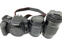 【動作保証】 Canon EOS Kiss X8i 18-55mm 55-250mm 一眼 レフ カメラ ダブルズームキット 中古 O8829448_画像1