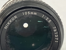 NIKON NIKKOR 105mm 1:2.5 カメラ レンズ マニュアル ニコン ジャンク C8862642_画像7