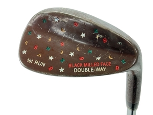 BLACK MILLED FACE DOUBLE-WAY 1st RUN ウェッジ 58° ゴルフ クラブ 中古 W8834866