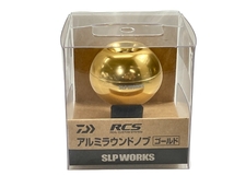 【動作保証】Daiwa SLP WORKS RCS アルミラウンドノブ ゴールド ダイワ Lサイズノブ対応 釣具 未使用 W8864645_画像2