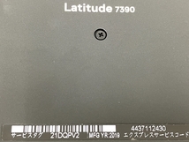 【動作保証】Dell Latitude 7390 13.3インチ ノート パソコン i5-8350 8GB SSD 256GB win11 訳有 M8683754_画像6