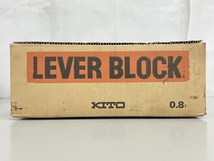 【動作保証】KITO キトー LB008 LEVER BLOCK 0.8t 1.5m L5形 レバーブロック 貨物 工具 未使用 K8862097_画像2