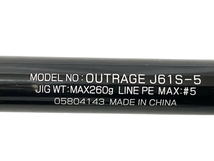 DAIWA OUTRAGE J61S-5 05804143 2022年モデル ロッド ダイワ アウトレイジ 釣具 フィッシング 中古 W8864649_画像9