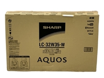 【動作保証】 SHARP LC-32W35-W 32インチ 液晶 テレビ 家電 中古 N8790611_画像2
