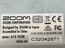 【動作保証】ZOOM G1X FOUR ギター用 マルチエフェクター ACアダプタ付 音響機材 ズーム 中古 C8839108_画像7