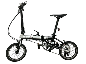 [ operation guarantee ] DAHON K3 2021 year of model silver × black aluminium folding bike folding bicycle used S8844102