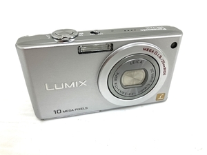 【動作保証】Panasonic パナソニック LUMIX DMC-FX35 コンパクトデジタルカメラ シルバー 中古 O8850529