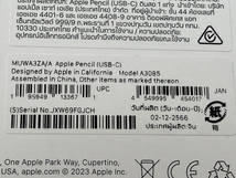 【動作保証】 Apple Pencil USB-C MUWA3ZA/A iPad用 タッチペン アップルペンシル 中古 美品 Z8860728_画像2