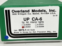 Overland Models,Inc. オーバーランドモデルズ OMI-3973.1 UP CA-6 HO 鉄道模型 列車 電車 中古 K8553886_画像4