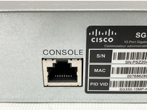 Cisco シスコ SG350-10MP マネージド スイッチ ネットワーク 周辺機器 ジャンク M8552487_画像7