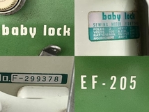 JUKI baby lock EF-205 ミシン ジャンク Y8746645_画像3