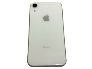 【動作保証】 Apple iPhone XR MT0J2J/A 6.06インチ スマートフォン 128GB SIMフリー ホワイト 中古 T8838410