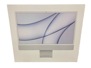 【動作保証】Apple iMac 24インチ M1 2021 MGTF3J/A 一体型 デスクトップ PC 8GB SSD 256GB 4.5K Retina 未開封 未使用 B8744108