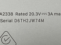 【充放電回数74回】【動作保証】Apple MacBook Pro 13.3インチ ノート PC M2 8GB SSD 256GB Sonoma 中古 良好 M8828320_画像9