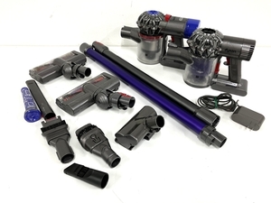 【動作保証】 dyson 61034 225403 ダイソン コードレスクリーナー 掃除機 2台 セット 家電 中古 B8689661