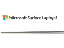 【動作保証】 Microsoft Surface Laptop 5 R1S-00020 ノート PC 8GB SSD 512GB 13.5型 第12世代 i5 1235U プラチナ 未開封 未使用 B8832949_画像2