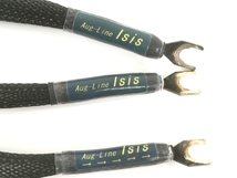 武藤製作所 Aug-line Isis ケーブル 両端 Yラグ 約20cm ペア 中古 Y8733535_画像2