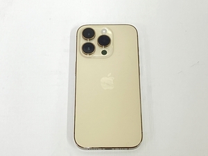 【動作保証】 Apple iPhone 14 Pro MQ073J/A 6.69インチ スマートフォン 128GB SIMフリー SIMロックなし ゴールド 中古 T8560012
