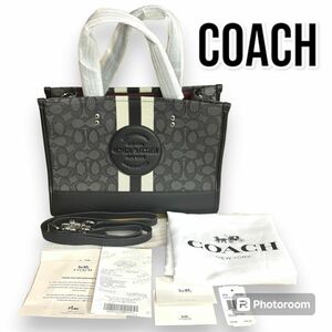 【新品タグ有】COACH コーチ シグネチャー ショルダー トートBLACK 4113 トートバッグ 2WAY ショルダーバッグ