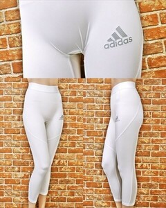 PE3-A29☆//adidas/アディダス♪TECHFIT*うすぴた☆クロッチ―内側メッシュ☆ロングタイツ※一番安価な送料はゆうパケットなら210円