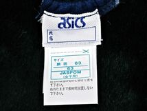 PO3-96S△//asics*アシックスジェレンク♪日本製*ウエスト3本ゴム*細ライン*濃紺ショートボトムス*63※一番安価な送料はゆうパケット210円_画像4