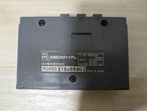 NEC　PC-9801 用　ACパック　PC-9801n-17L 動作未確認