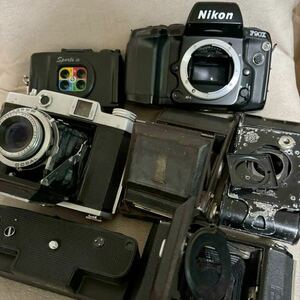 フィルムカメラ 7点現状品まとめ Nikon F90 ニコン Mamiya マミヤ Contax コンタックス他