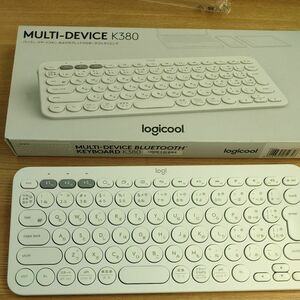 ロジクール ワイヤレスキーボードK380OW Bluetooth ホワイト マルチデバイスWindows iOS Android