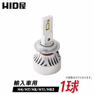 【HID屋】【1球販売】輸入車用 ワーニングキャンセラー内蔵 LED ヘッドライト WCシリーズ H4 H7 H8/H11/H16 H10/HB3/HB4 6500k fog