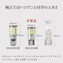 【限定セール!】10%OFF【安心保証】送料無料 HID屋 爆光LED 2100lm ホワイト ポジション バックランプ ナンバー灯 ルームランプ プリウス_画像9